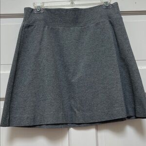 J. Jill Charcoal Skater Skirt